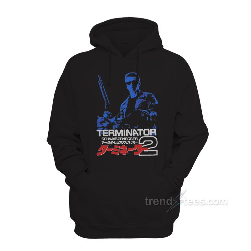 Terminator 2 Schwarzenegger Judgment Day Japanese Hoodie
