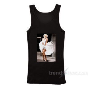Blowing In The Wind Marilyn Monroe White Dress Tank Top