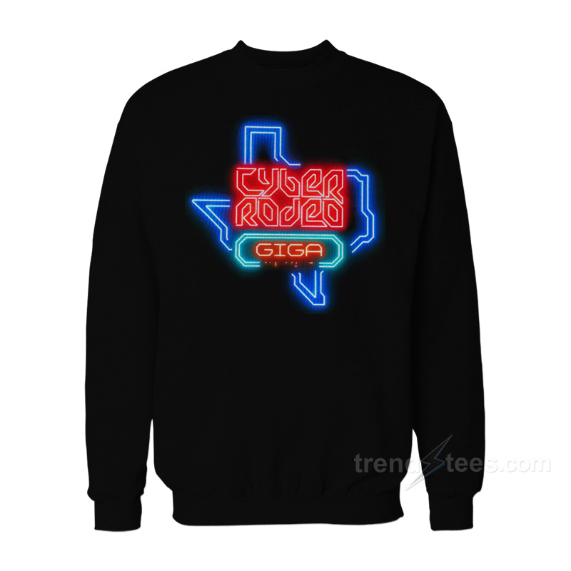 Cyber Rodeo Giga Texas Neon Sweatshirt