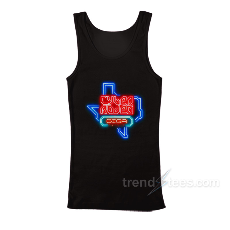 Cyber Rodeo Giga Texas Neon Tank Top