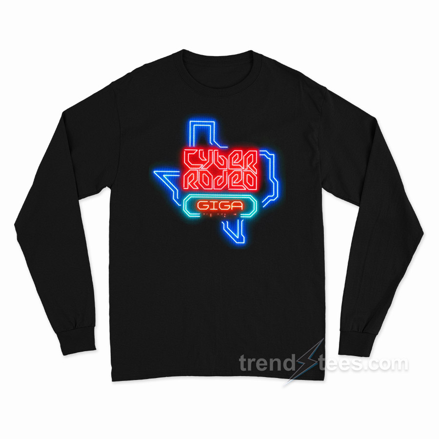 Cyber Rodeo Giga Texas Neon Long Sleeve Shirt