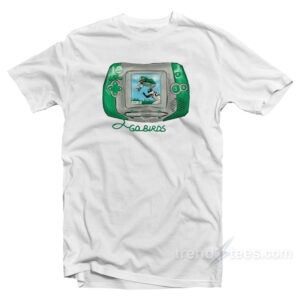 Go Birds Retro Saquon Barkley No-Look Hurdle T-Shirt