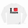 I Heart Nerds Long Sleeve Shirt