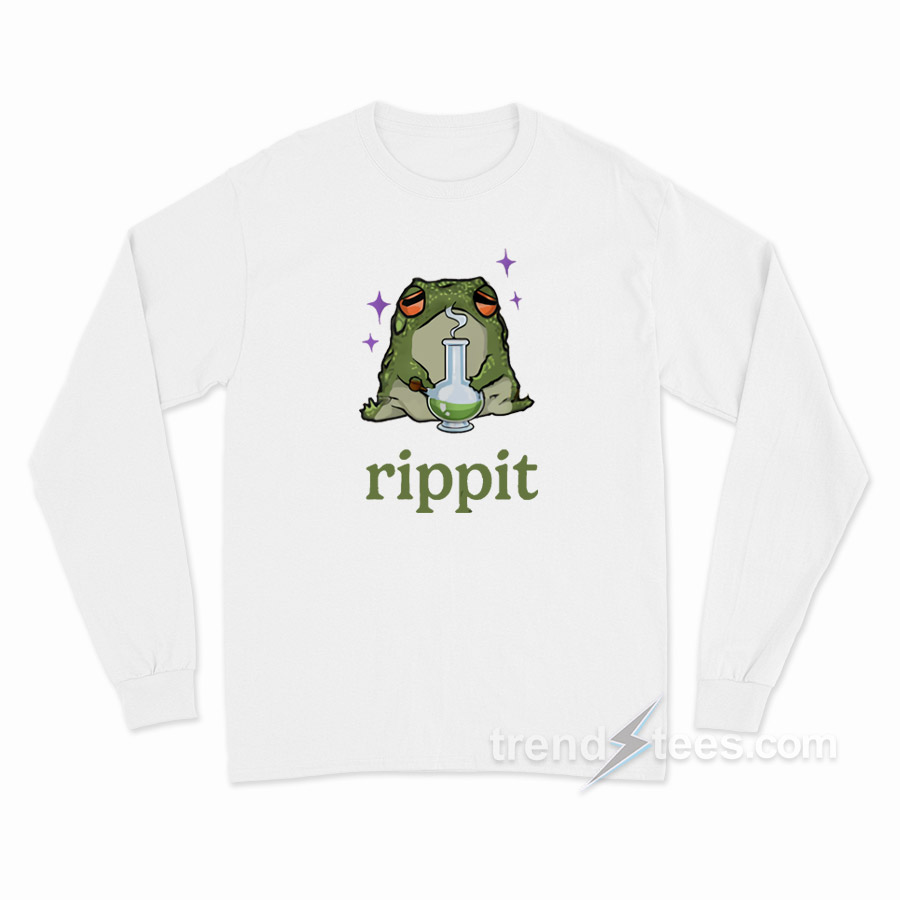 Rippit Frog Stoner Long Sleeve Shirt