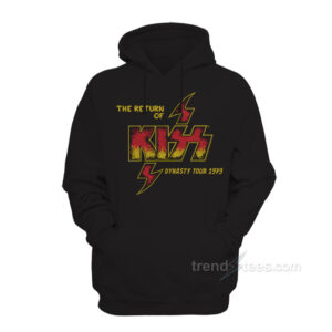 The Return Of Kiss Dynasty Tour 1979 Vintage Hoodie