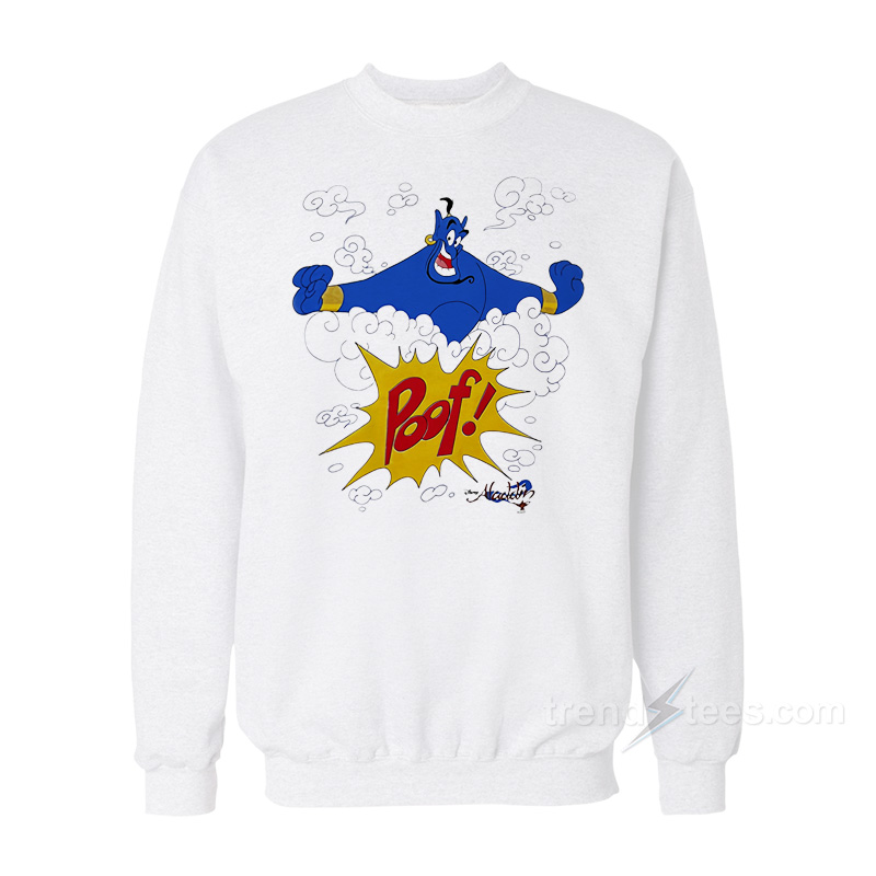 Vintage Aladdin Genie Poof Sweatshirt