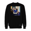 Bill Clinton In Blue Dress Sweatshirt