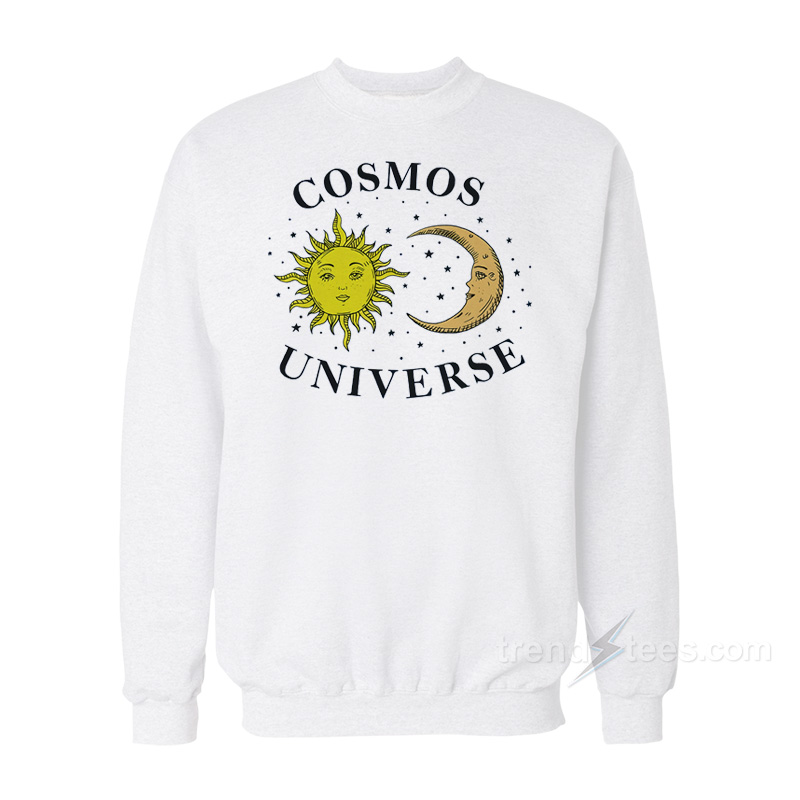 Cosmos Universe Sun Moon Star Sweatshirt