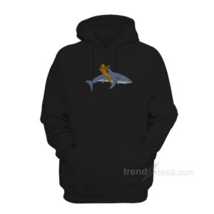Jimmy Chance Raising Hope Diver Riding A Shark Hoodie