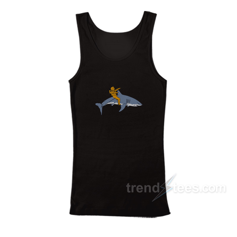 Jimmy Chance Raising Hope Diver Riding A Shark Tank Top