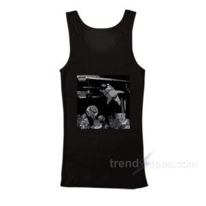 Spongebob Die Lit Album Cover Tank Top