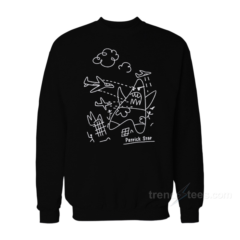 Spongebob Patrick Star Sign Signature Sweatshirt