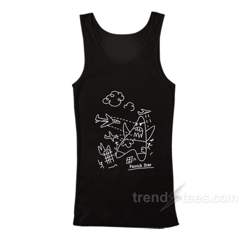 Spongebob Patrick Star Sign Signature Tank Top