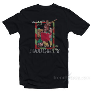 Tally The Elf Santa Disney 2024 What's Your Name Naughty T-Shirt