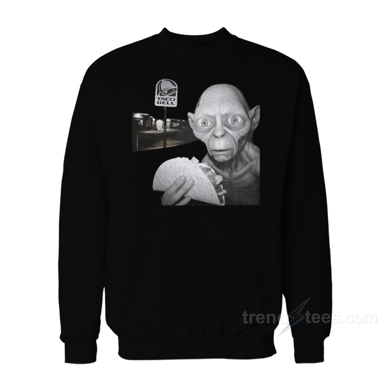 The Lord of the Rings Gollum Taco Bell Sweatshirt