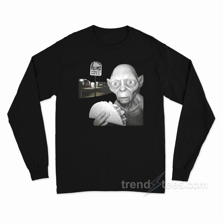 The Lord of the Rings Gollum Taco Bell Long Sleeve Shirt