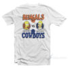 The Simpsons Cincinnati Bengals vs Dallas Cowboys T-Shirt
