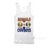 The Simpsons Cincinnati Bengals vs Dallas Cowboys Tank Top