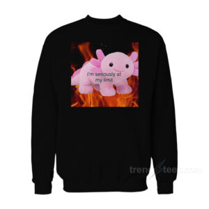 Axolotl I'm Seriously At My Limit Sweatshirt