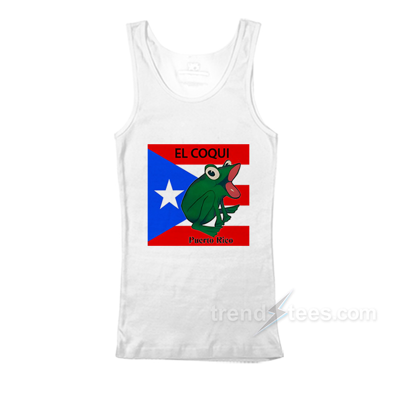 Bad Bunny El Coqui Puerto Rico Tank Top
