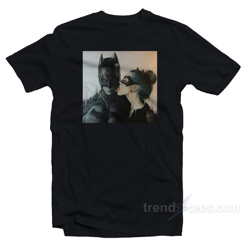 Catwoman Licking Batman T-Shirt