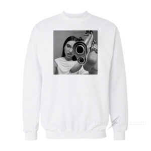 Dua Lipa With Gun Sweatshirt