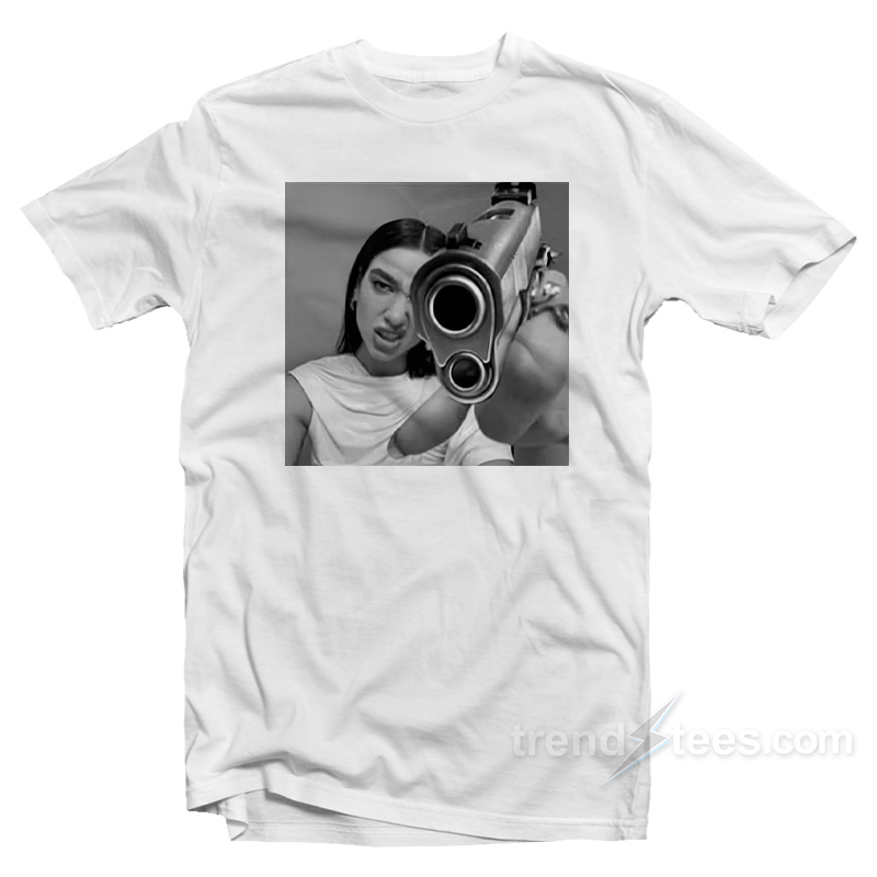 Dua Lipa With Gun T-Shirt