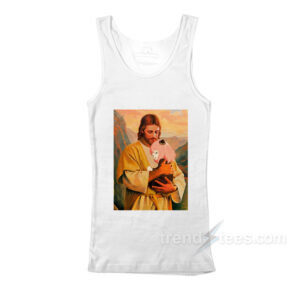 Jesus Hugging Anya Forger Spy x Family Tank Top