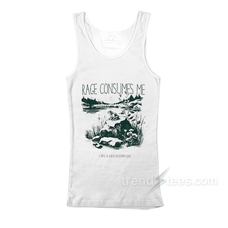 Rage Consumes Me Frog Tank Top