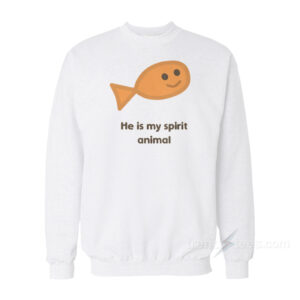 Goldie The Fish He Is My Spirit Animal Peppa Pig Sweatshirt