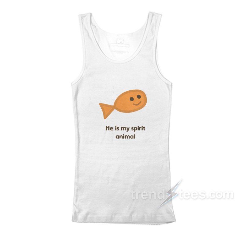 Goldie The Fish He Is My Spirit Animal Peppa Pig Tank Top