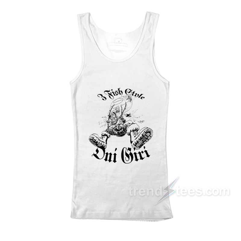 3 Fish Style Oni Giri Zoro Parody Tank Top