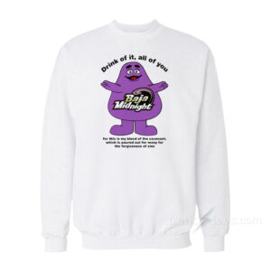 Grimace Baja Midnight Sweatshirt