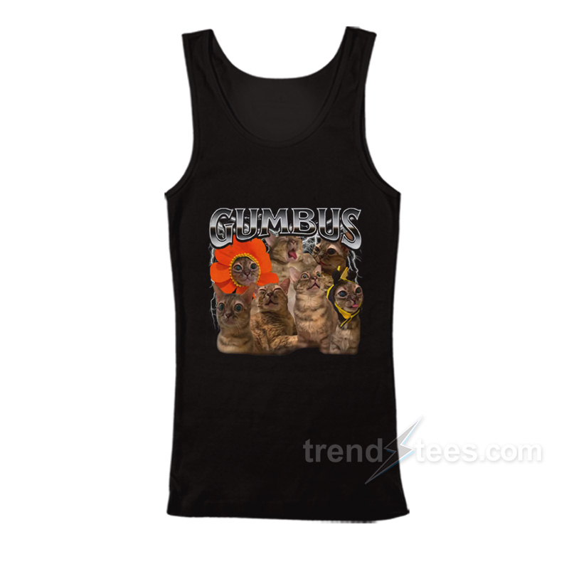 Gumbus Funny Cat Tank Top