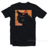 Black Cat Full of Paranoid Delusions and Violent Tendencies T-Shirt