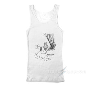 Fuck It Piglet Let's Get A Pint Tank Top