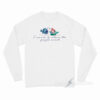 I Wanna Go Where The People Aren't Script Long Sleeve Shirt
