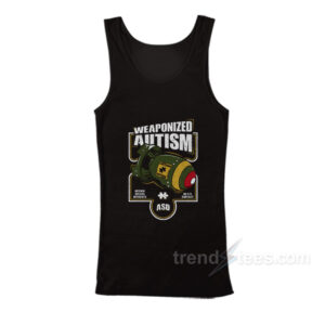 Weaponized Autism Military Tank Top