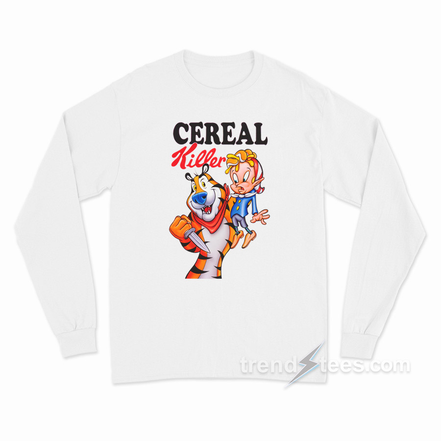 Cereal Killer Tony The Tiger Long Sleeve Shirt