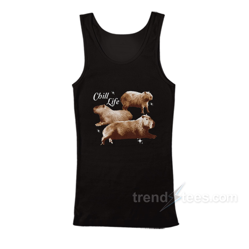 Chill Life Capybara Tank Top