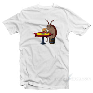 Cockroach Eating Krabby Patty T-Shirt