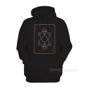 Ghost Fork Ace Card Hoodie