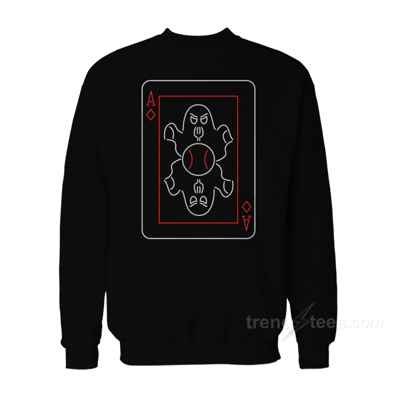Ghost Fork Ace Card Sweatshirt