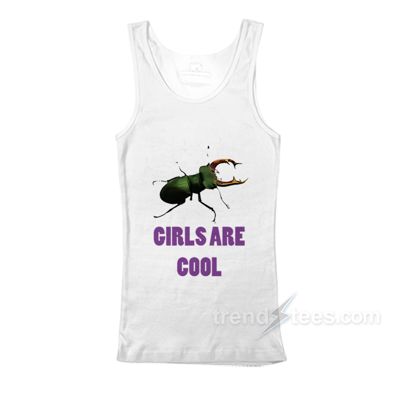 Girls Are Cool Stag Beetle Tank Top