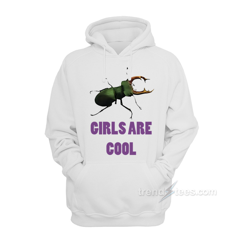 Girls Are Cool Stag Beetle Hoodie
