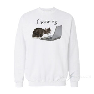 Gooning Cat Meme Sweatshirt