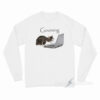 Gooning Cat Meme Long Sleeve Shirt
