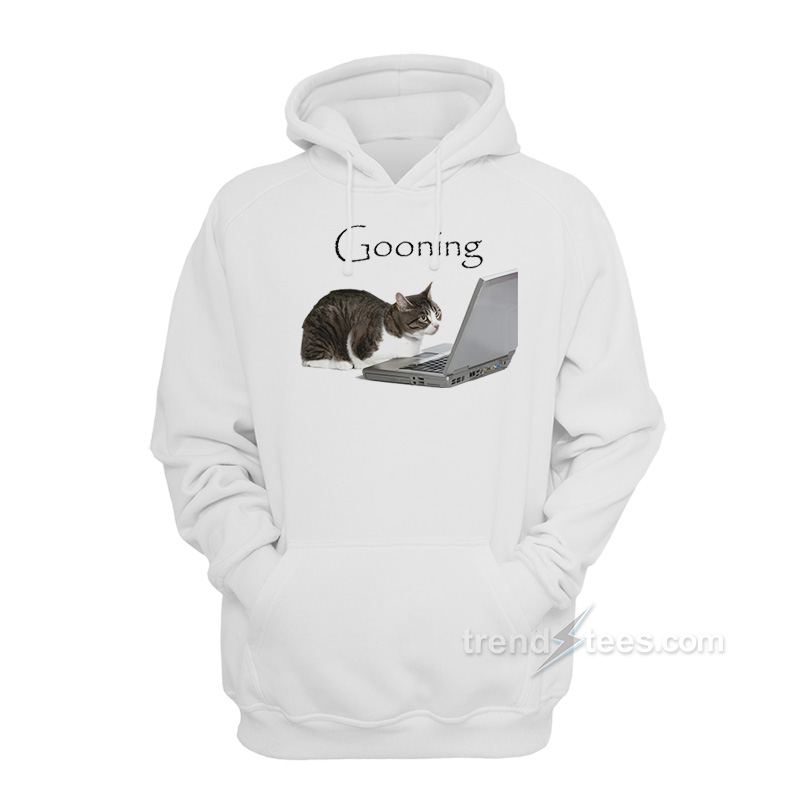 Gooning Cat Meme Hoodie