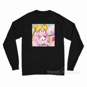 Sailor Moon Boys Are The Enemy 90s Long Sleeve Shirt