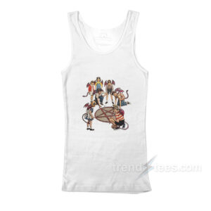 Children Of Satan Playing Pentagram Marbles Tank Top